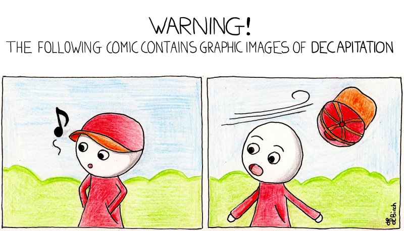 We cannot guarantee that this comic has been created in a nut-free environment.